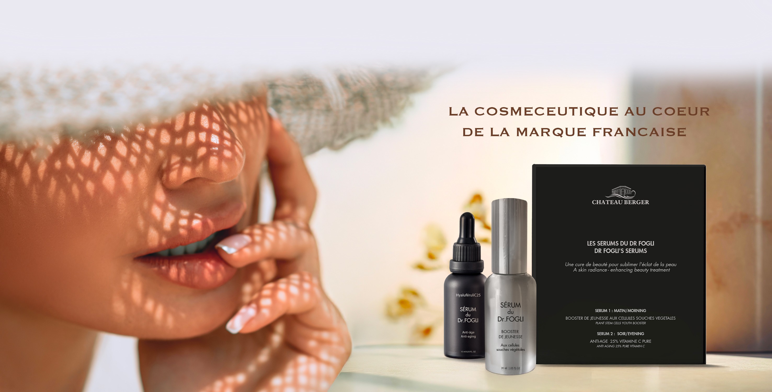 La cosmeceutique au coeur de la marque française